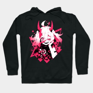 Devil Anime Girl - Anime Bones Hoodie